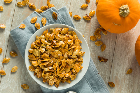 Hot Honey Roasted Pumpkin Seeds