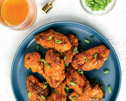 Hot Honey Spicy Korean-Style Chicken Wings