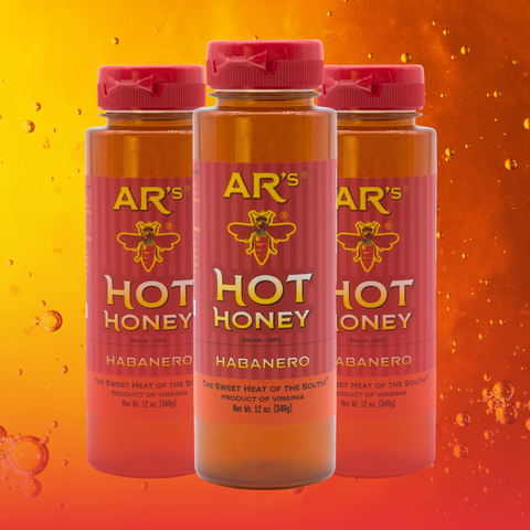 AR’s® Hot Southern Honey, HABANERO (Hot) 12 Oz. - 3 PACK