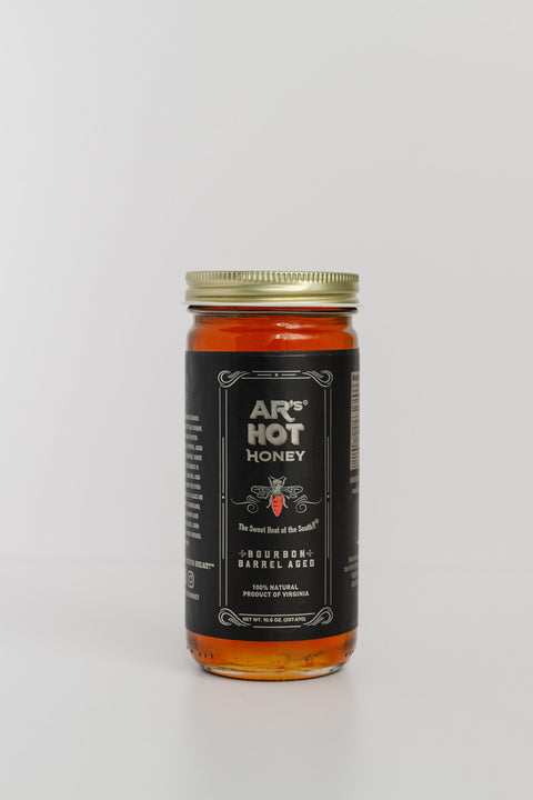 AR’s® Bourbon Barrel Aged, Hot Southern Honey, Habanero (Hot) 10.5 Net Wt. Oz.