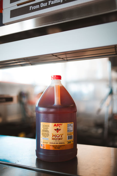 AR's Hot Southern Honey, CHILE DE ARBOL (Mild), Gallon