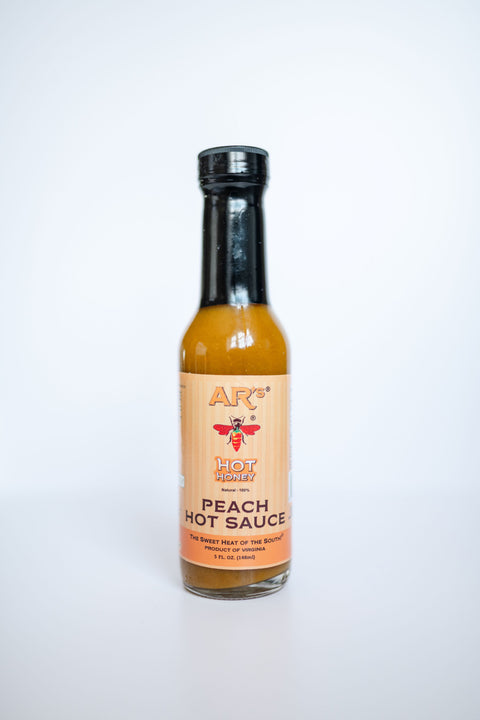 AR’s® Peach Hot Sauce, 5 oz.