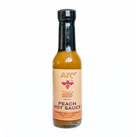 AR’s® Peach Hot Sauce, 5 oz.